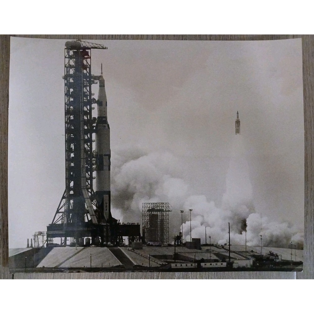 US Air Force Photo Unclassified Titan-3 Lift Off Titan Complex 41 Cape Kennedy - Picture 2 of 3